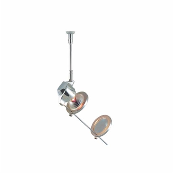 Newalthlete 1-Light Monorail Quick Adapt Low Voltage Spot LightChrome NE953407